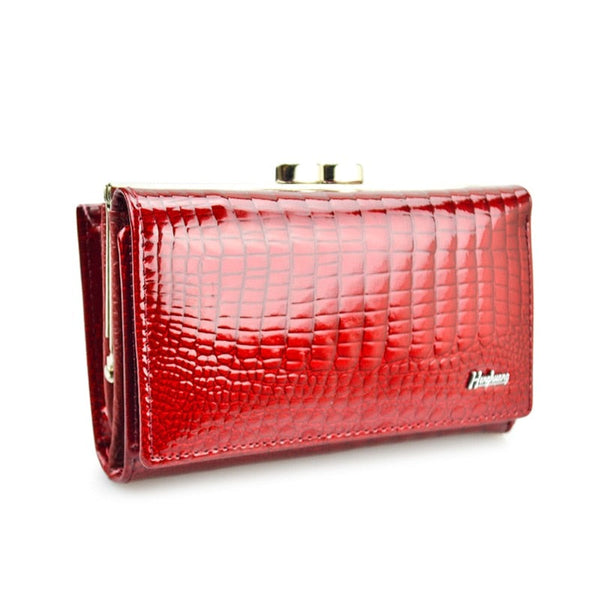 Portefeuille Bandoulière Brighton Rouge Foncé – Cœur Croco Détaillé, Occasion En Bon état
