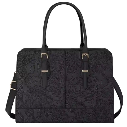 Porte Document Femme Porté Main Chic en Cuir Vintage