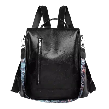 Sac à Dos Voyage Bandoulière Vintage en Cuir Souple