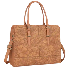 Porte Document Femme Porté Main Chic en Cuir Vintage