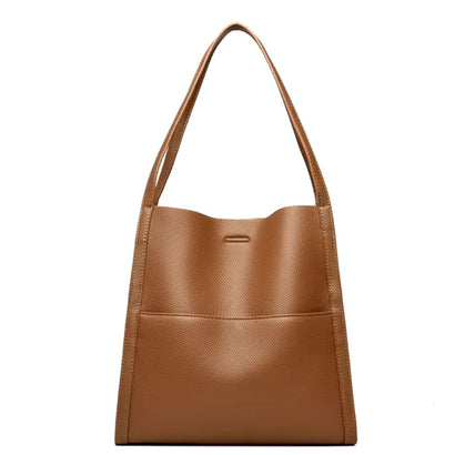 Sac Cabas Femme Enseignante de Luxe en Cuir