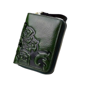 Porte Monnaie Femme à Motifs Fleurs Vintage