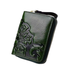 Porte Monnaie Femme à Motifs Fleurs Vintage