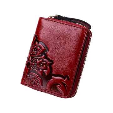 Porte Monnaie Femme à Motifs Fleurs Vintage