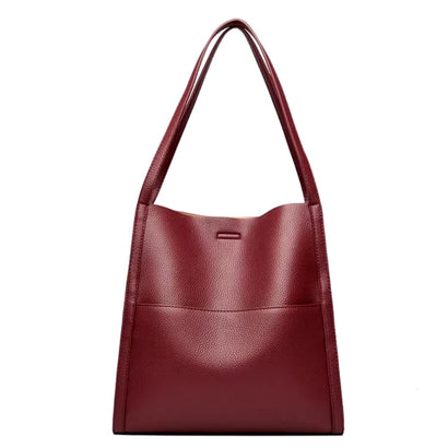 Sac Cabas Femme Enseignante de Luxe en Cuir