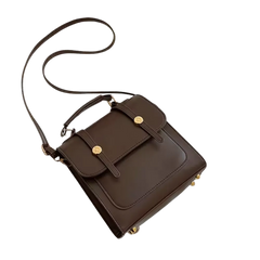 Mini Sac à Dos Multifonction de Luxe en Cuir