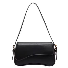 Petit Sac Bandoulière Simple en Cuir Fonctionnel