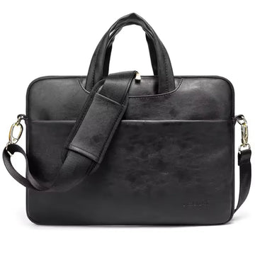 Porte Document Femme en Cuir Vintage pour PC Portable
