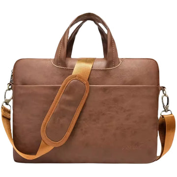 Porte Document Femme en Cuir Vintage pour PC Portable