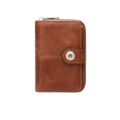 Porte Monnaie Femme Pratique en Cuir Vintage