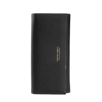 Portefeuille Femme Pratique Long en Cuir