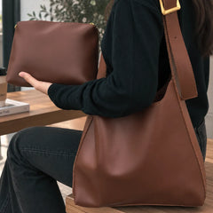 Sac Bandoulière Tendance Style Seau de Luxe