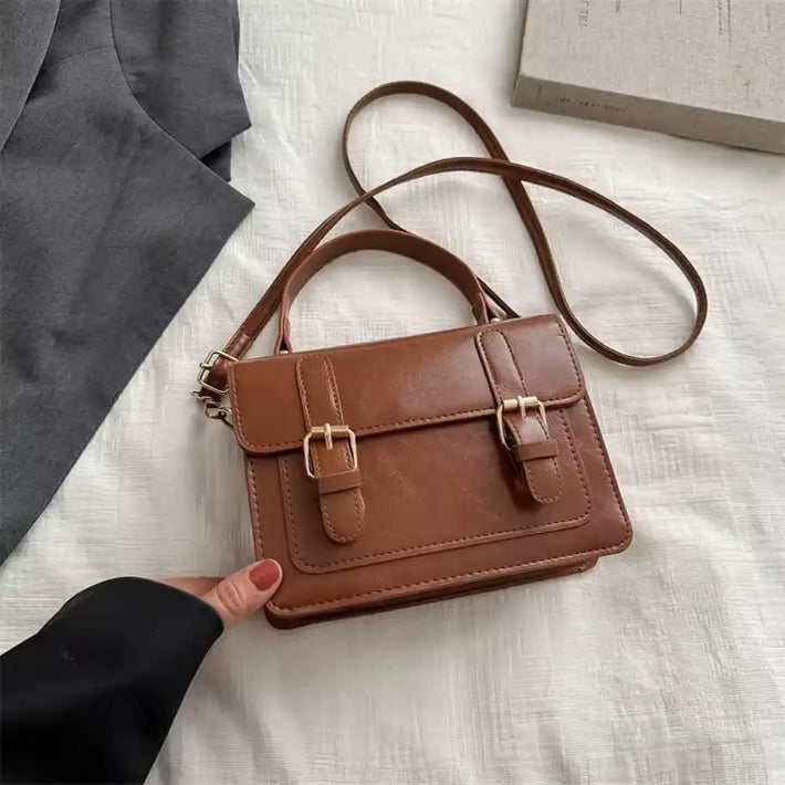 Sac Besace Femme Petit à Bandouliére en Cuir