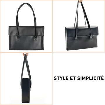 Sac Cabas Femme Simple pour Ordinateur Portable