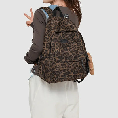 Sac Cartable Femme Etudiante Porté Dos à Motifs Imprimé