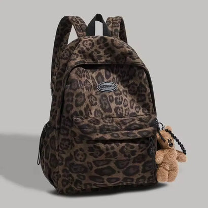 Sac Cartable Femme Etudiante Porté Dos à Motifs Imprimé