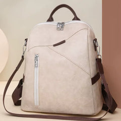 Sac à Dos Femme Fonctionnel Porté Poitrine en Cuir