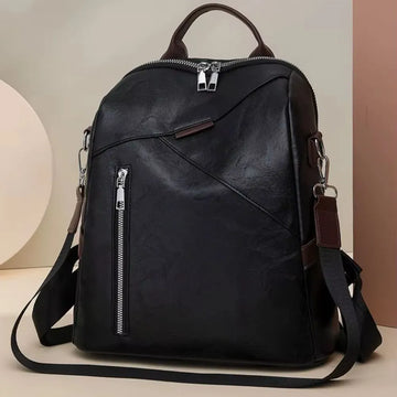 Sac à Dos Femme Fonctionnel Porté Poitrine en Cuir