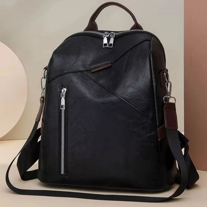 Sac à Dos Femme Fonctionnel Porté Poitrine en Cuir