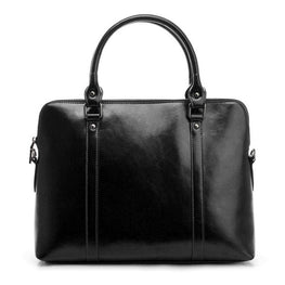 Sac Ordinateur Femme en Cuir Multipoches avec Bandoulière