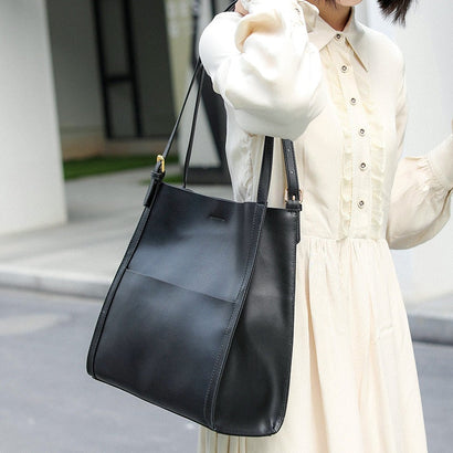 Sac Cabas Femme à Main Bandoulière de Luxe en Cuir