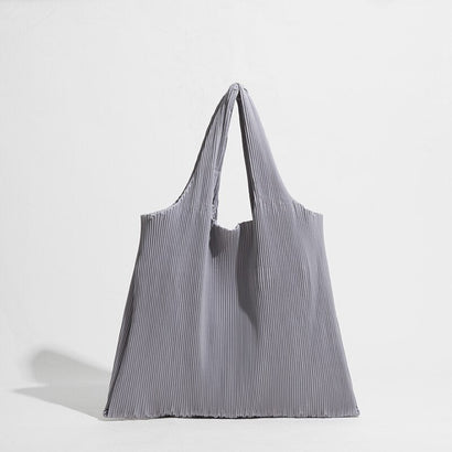 Sac Bandoulière Femme Plissé Fonctionnel pour Shopping