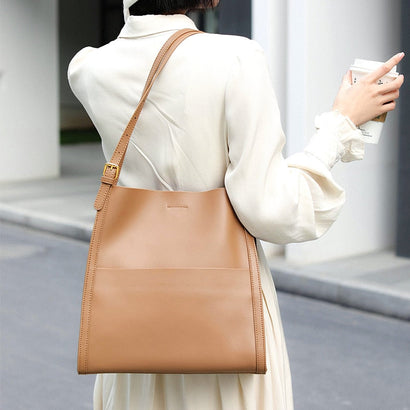 Sac Cabas Femme à Main Bandoulière de Luxe en Cuir