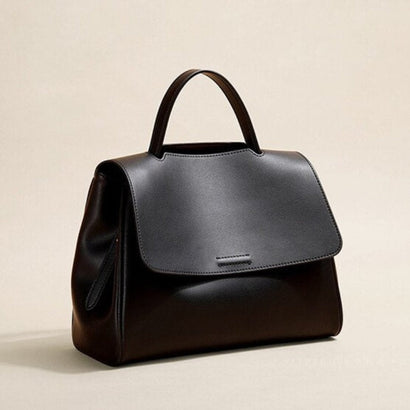 Sac Bandoulière Luxe Rétro avec Poignée à Rabat