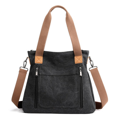 Sac Cabas Femme Epaule Fonctionnel en Toile