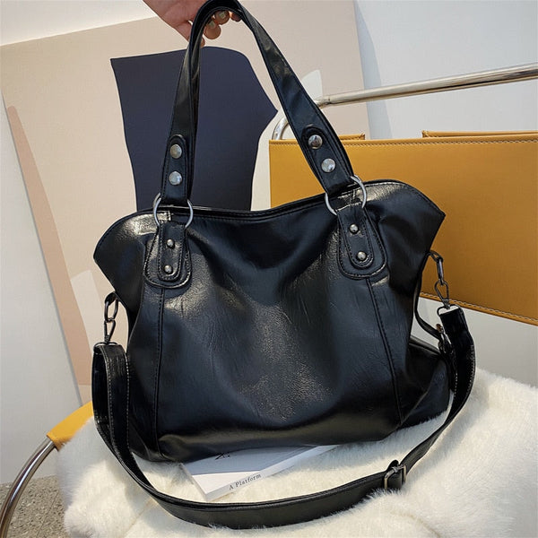 Sac fourre-tout en cuir gris vintage pour dames élégant bureau épaule sacoche bo Sac fourre-tout en cuir gris vintage pour dames élégant bureau épaule sacoche bo