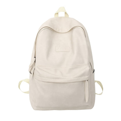 Sac à Dos Cuir Décontracté Simple pour Ecole
