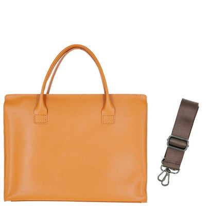 Sac à Main Ordinateur Simple en Cuir