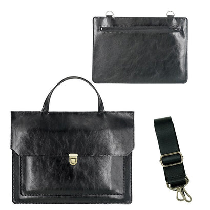 Sac Ordinateur Femme Bandoulière avec Fermeture à Rabat