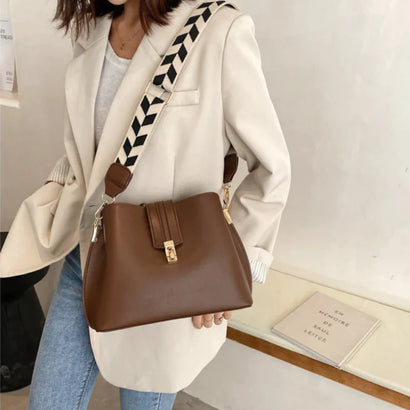 Sac à Main Femme Bandoulière Simple en Cuir