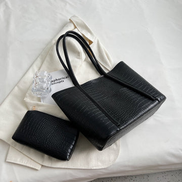 Sac Cabas Femme à Motifs Crocodile en Tendance