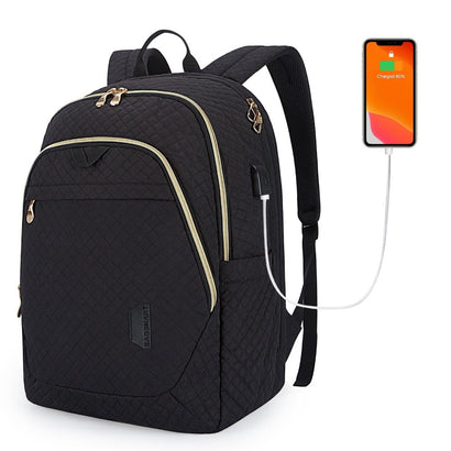 Sac Ordinateur Femme avec Chargeur USB Intégré